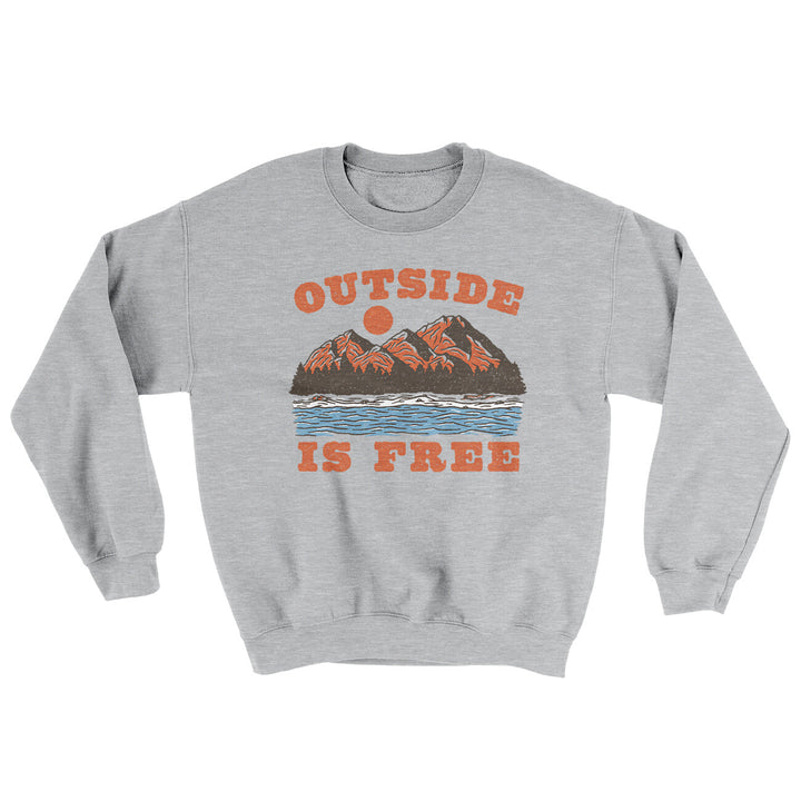 Outside Is Free Ugly Sweater